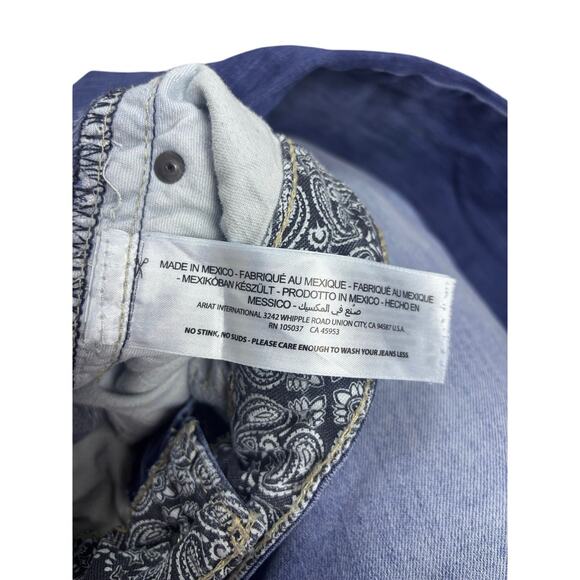 Ariat R.E.A.L. Denim Women’s 28S Bootcut Jeans Blue Mid Rise Stretch Western - Picture 8 of 10